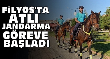 Filyos'ta atlı jandarma göreve başladı
