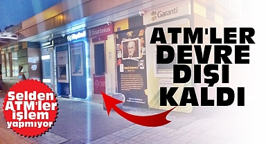 Sel ATM'leri de vurdu! Devre dışı kaldı