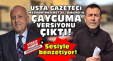 Usta gazeteci merhum Mehmet Ali Birand'ın Çaycuma versiyonu çıktı!