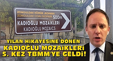Yılan hikayesine dönen Kadıoğlu mozaikleri 5. kez TBMM'ye geldi!