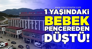 1 yaşındaki bebek pencereden düştü!