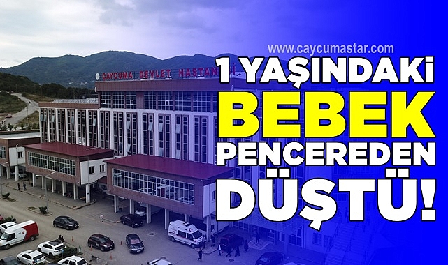 1 yaşındaki bebek pencereden düştü!