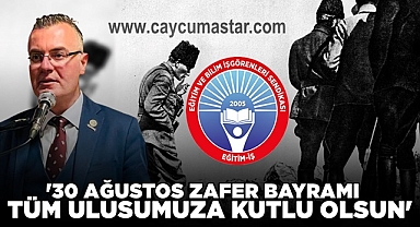 '30 Ağustos Zafer Bayramı tüm ulusumuza kutlu olsun'