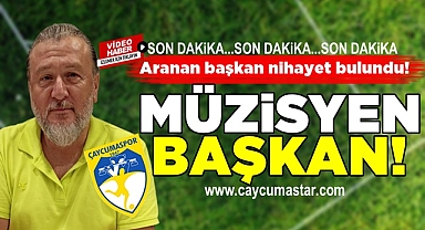 Aranan başkan nihayet bulundu! Çaycumaspor'a 