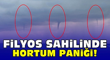 Filyos sahilinde hortum paniği!