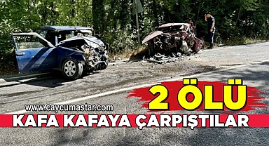 Kafa kafaya çarpıştılar! 2 Ölü