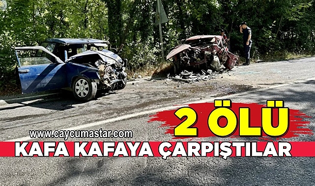 Kafa kafaya çarpıştılar! 2 Ölü