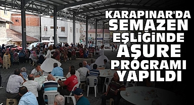 Karapınar'da semazen eşliğinde aşure programı yapıldı