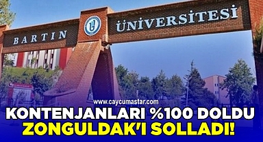 Kontenjanları %100 doldu, Zonguldak'ı solladı!