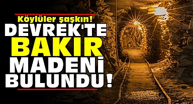 Köylüler şaşkın! Devrek'te 'Bakır' madeni bulundu!