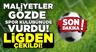 Maliyetler gözde spor kulübünüde vurdu! Ligden çekildi!