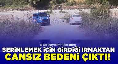 Serinlemek için girdiği ırmaktan cansız bedeni çıktı!