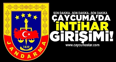 Son dakika!! Çaycuma'da intihar girişimi!