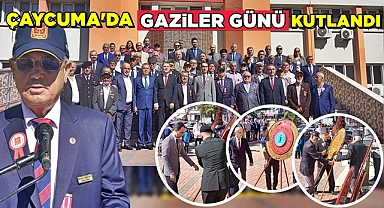 Çaycuma'da Gaziler Günü kutlandı