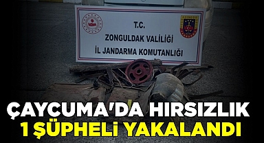 Çaycuma'da hırsızlık! 1 şüpheli yakalandı