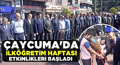 Çaycuma'da İlköğretim Haftası etkinlikleri başladı