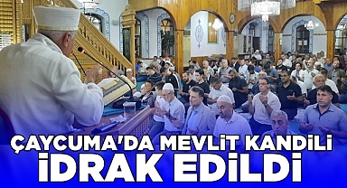 Çaycuma'da Mevlit Kandili idrak edildi