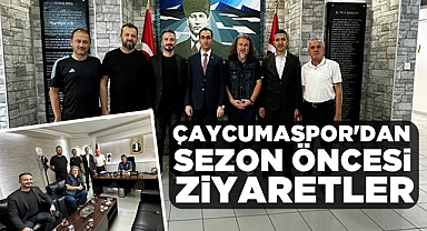 Çaycumaspor'dan sezon öncesi ziyaretler