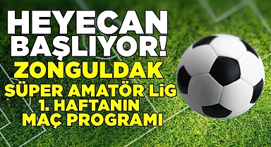 Heyecan başlıyor! 1. Haftanın maç programı belli oldu