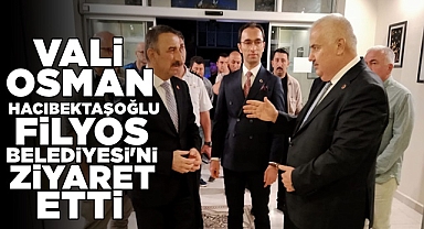 Vali Osman Hacıbektaşoğlu Filyos Belediyesi'ni ziyaret etti