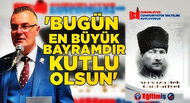 Bayraktar; 'Bugün en büyük bayramdır kutlu olsun!'