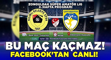 Bu maç kaçmaz! Facebook'tan canlı!