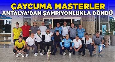 Çaycuma Masterler Antalya'dan şampiyonlukla döndü
