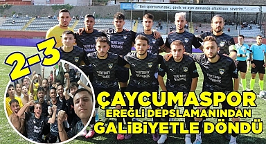 Çaycumaspor Ereğli deplasmanından galibiyetle döndü
