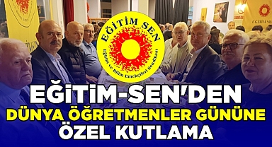 Eğitim-Sen'den Dünya Öğretmenler Gününe özel kutlama