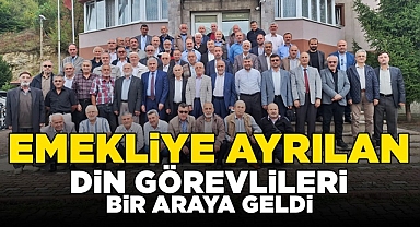 Emekliye ayrılan din görevlileri bir araya geldi