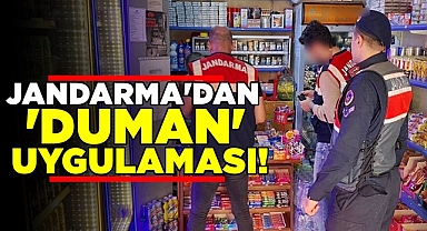 Jandarma'dan 'Duman' uygulaması!