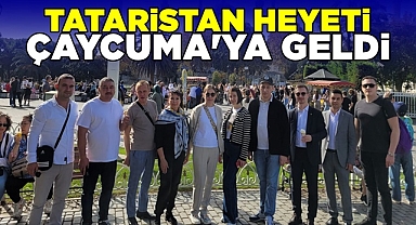 Tataristan heyeti Çaycuma'ya geldi