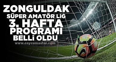 Zonguldak Süper Amatör Lig 3. hafta programı belli oldu