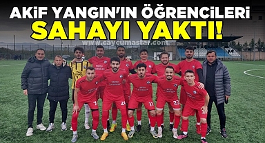 Akif Yangın'ın öğrencileri sahayı yaktı!