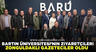 BARÜ'nün ziyaretçileri Zonguldaklı gazeteciler oldu