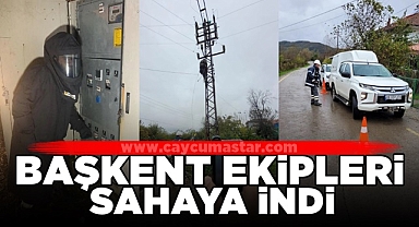 Başkent ekipleri sahaya indi!