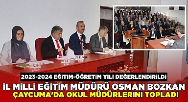 Bozkan, Çaycuma'da okul müdürlerini topladı