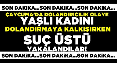 Çaycuma'da dolandırıcılık olayı! Suçüstü yakalandılar!
