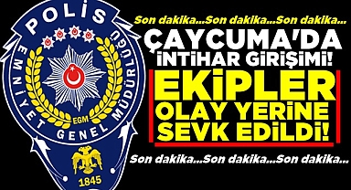 Çaycuma'da intihar girişimi! / Ekipler olay yerine sevk edildi!