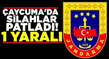 Çaycuma'da silahlar patladı! / 1 yaralı