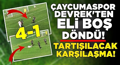 Çaycumaspor Devrek'ten eli boş döndü! / Tartışılacak karşılaşma!