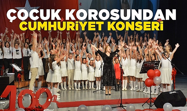 Çocuk korosundan Cumhuriyet konseri