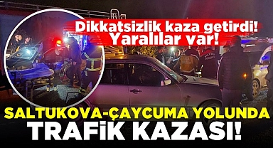 Dikkatsizlik kaza getirdi! Yaralılar var!