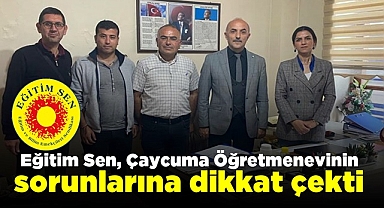 Eğitim Sen, Çaycuma Öğretmen evinin sorunlarına dikkat çekti