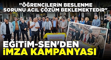 Eğitim-Sen'den imza kampanyası