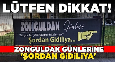 Etkinlik afişlerine Zonguldak şivesi damgasını vurdu!
