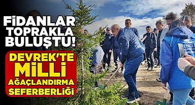 Fidanlar toprakla buluştu!