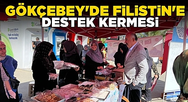 Gökçebey'de Filistin'e destek kermesi