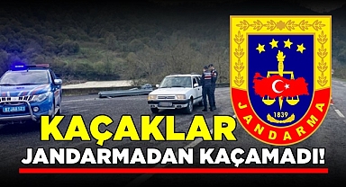 Kaçaklar Jandarmadan kaçamadı!