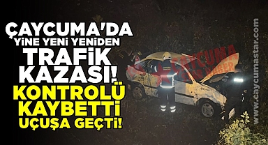 Kontrolü kaybetti, uçuşa geçti! 1 yaralı